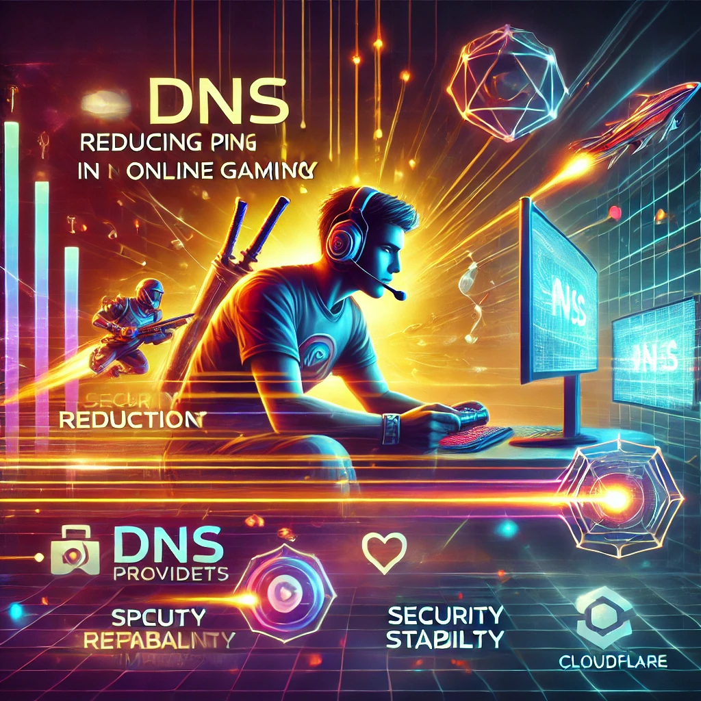 DNS برای کاهش پینگ